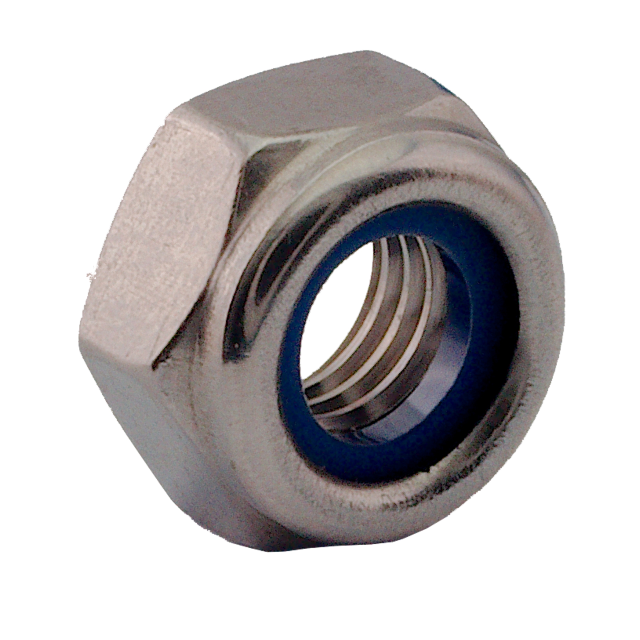 Edelstahl V2A DIN 985 Sechskantmuttern selbstsichernd M10