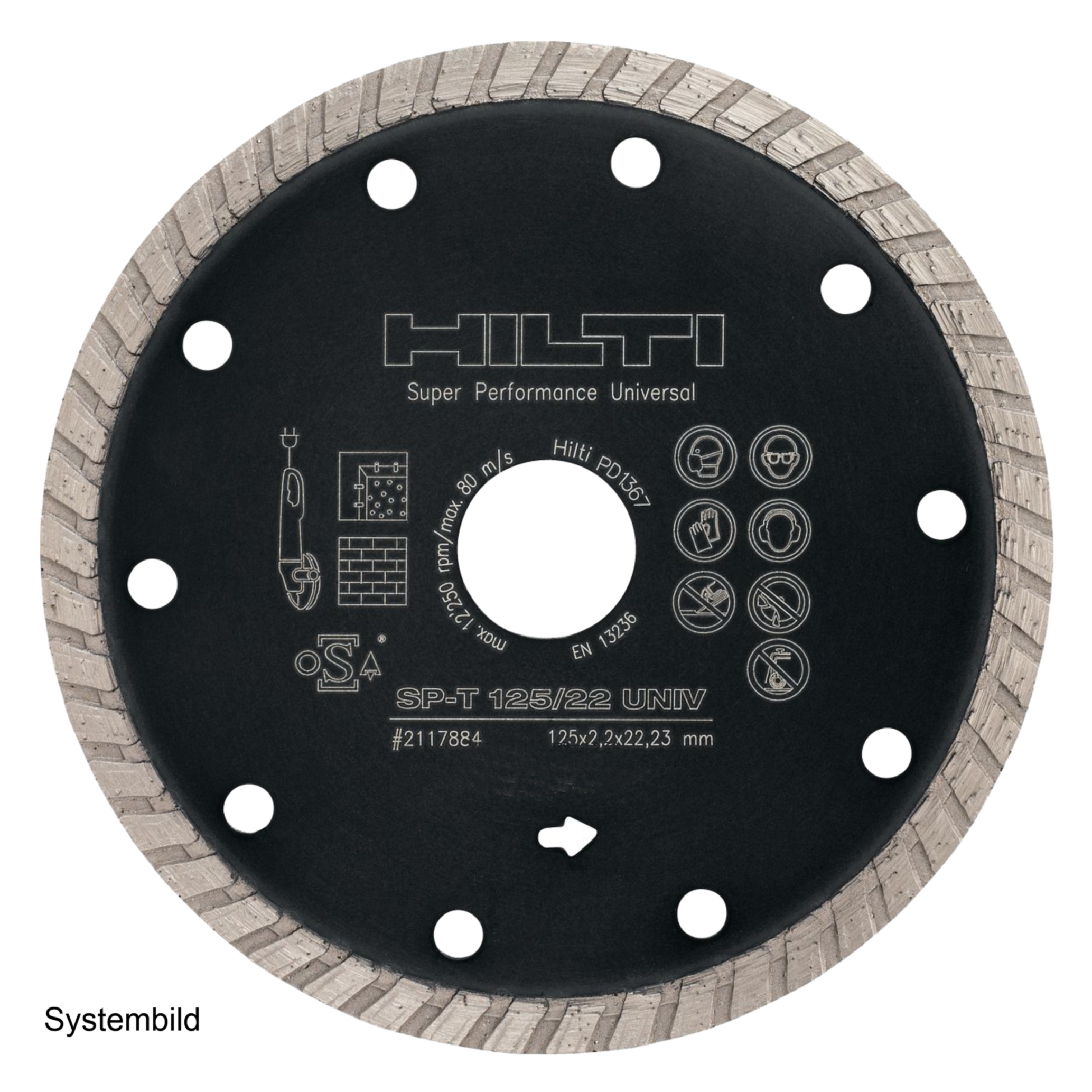Hilti Diamant Trennscheibe SP-T 125/22 universal