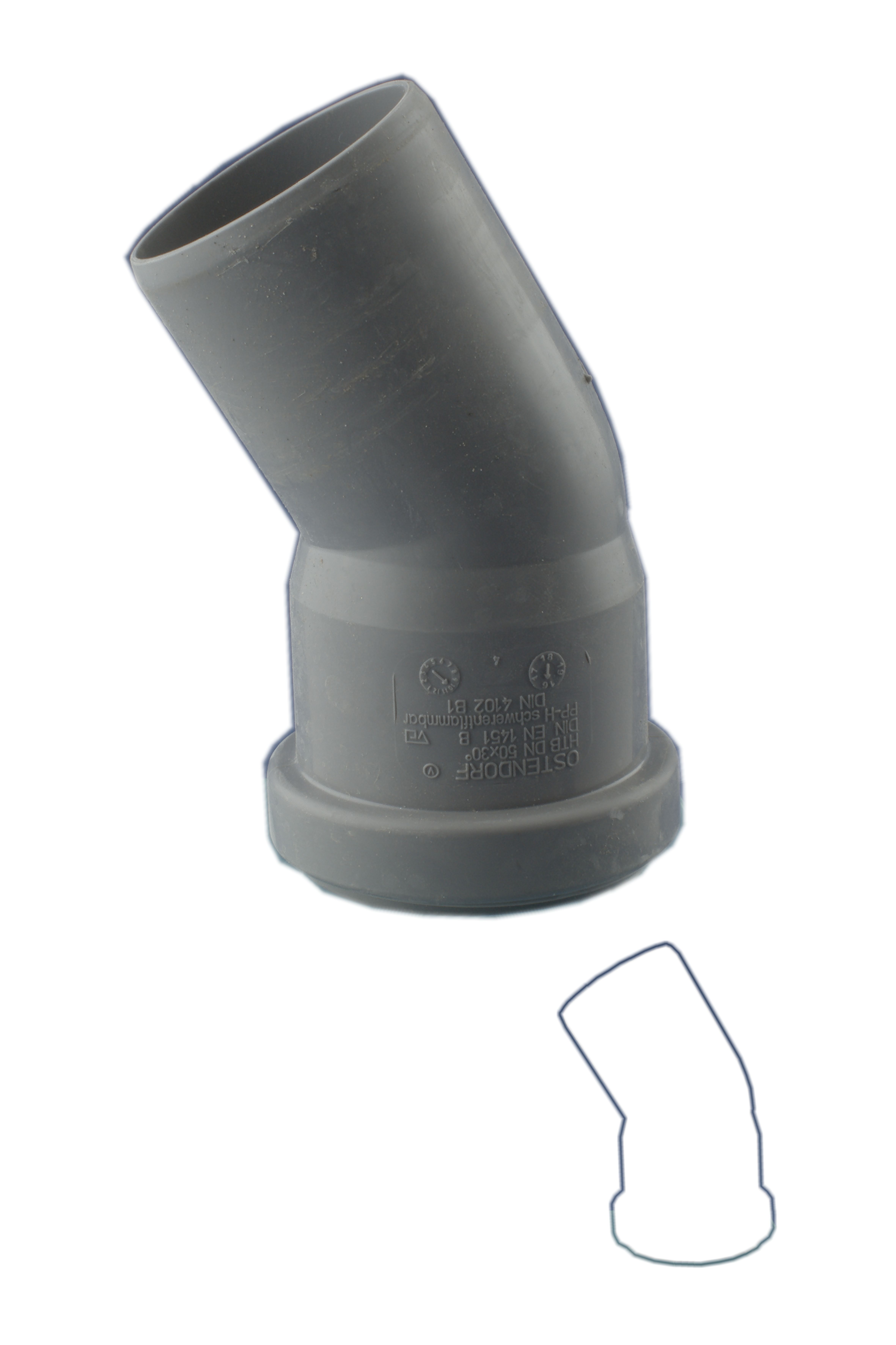HT-Bogen DN 75 / 30°