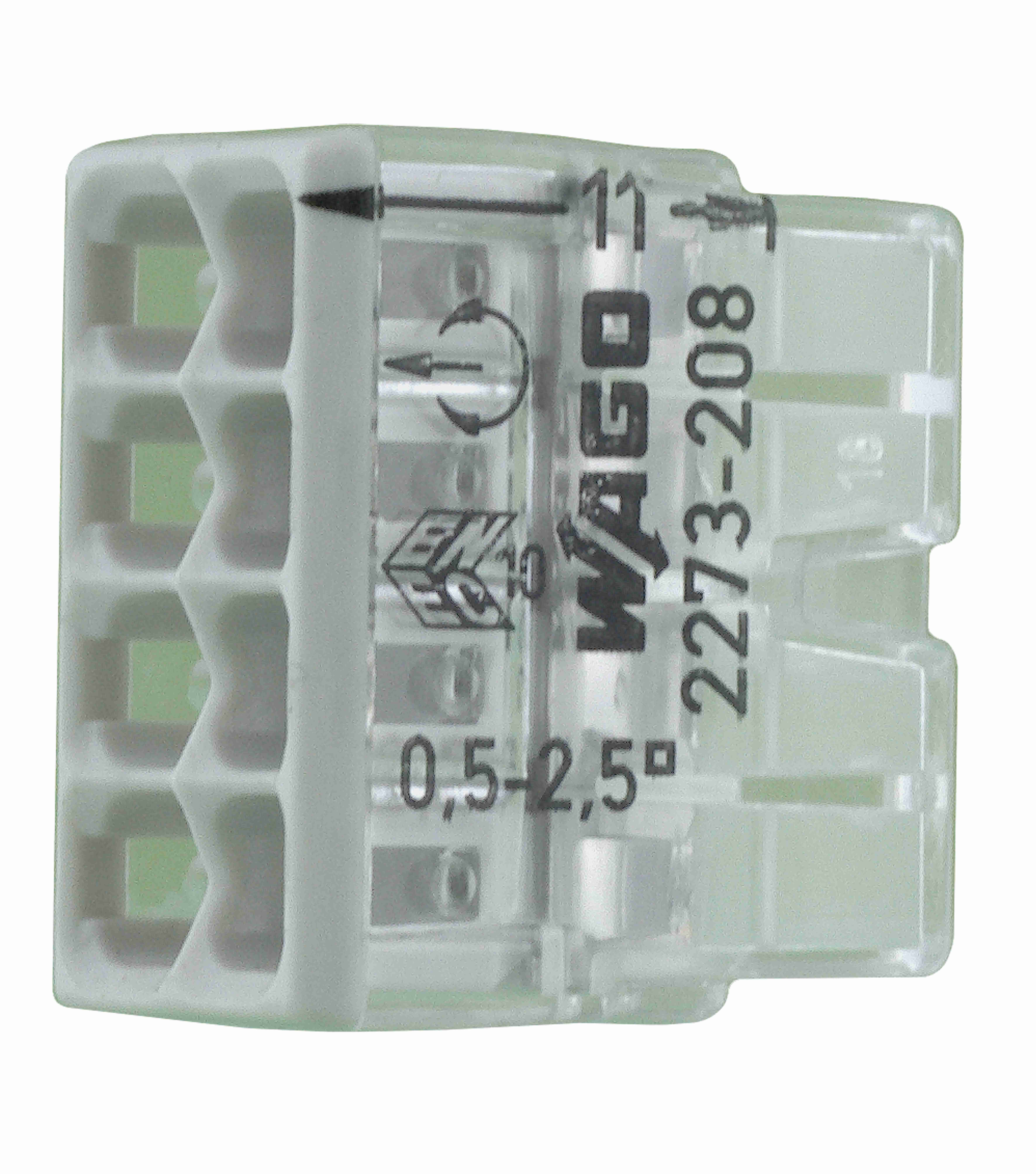 WAGO Klemme 8-fach 0,5 - 2,5mm²  2273-208