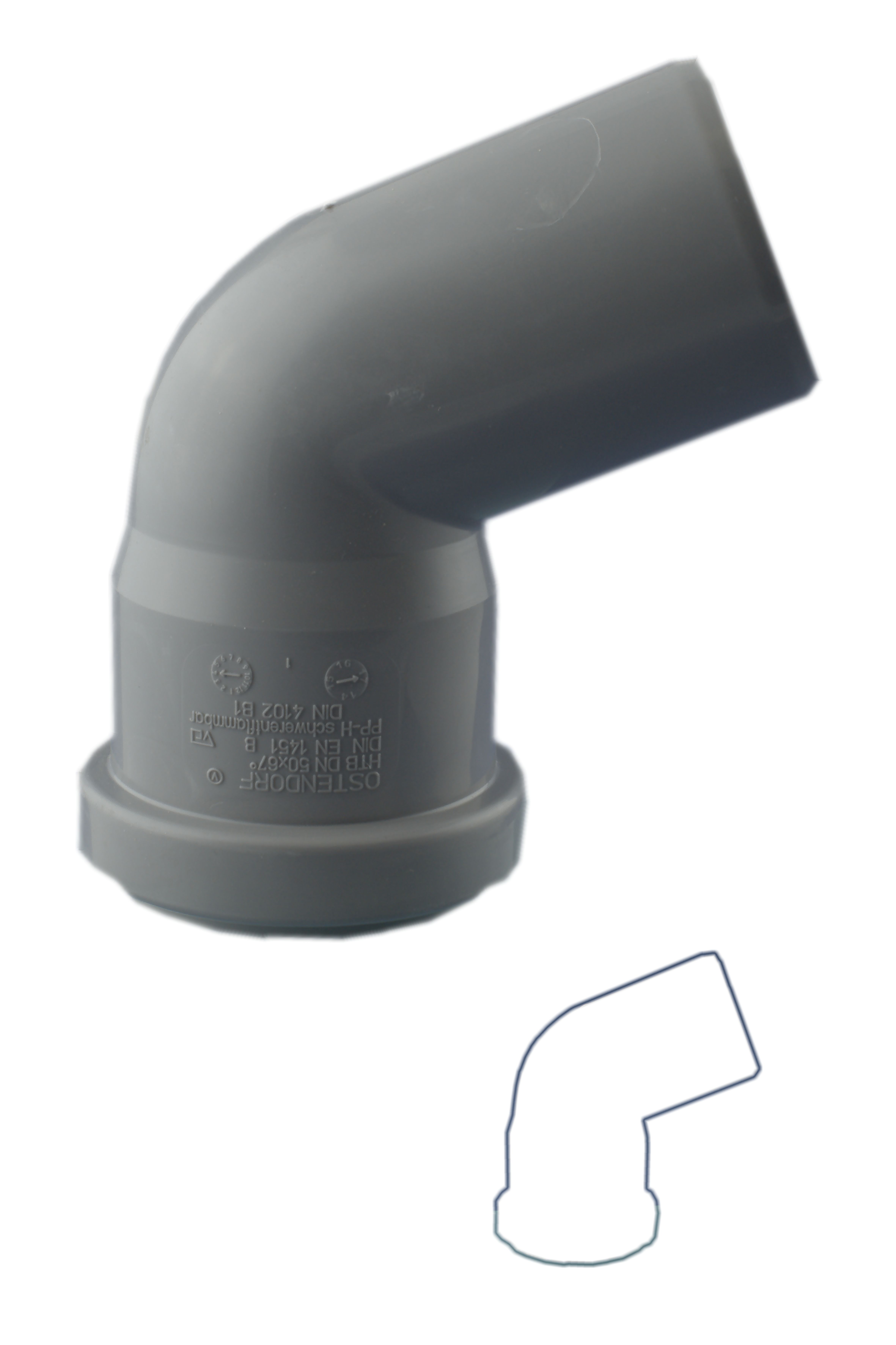 HT-Bogen DN 110 / 67°