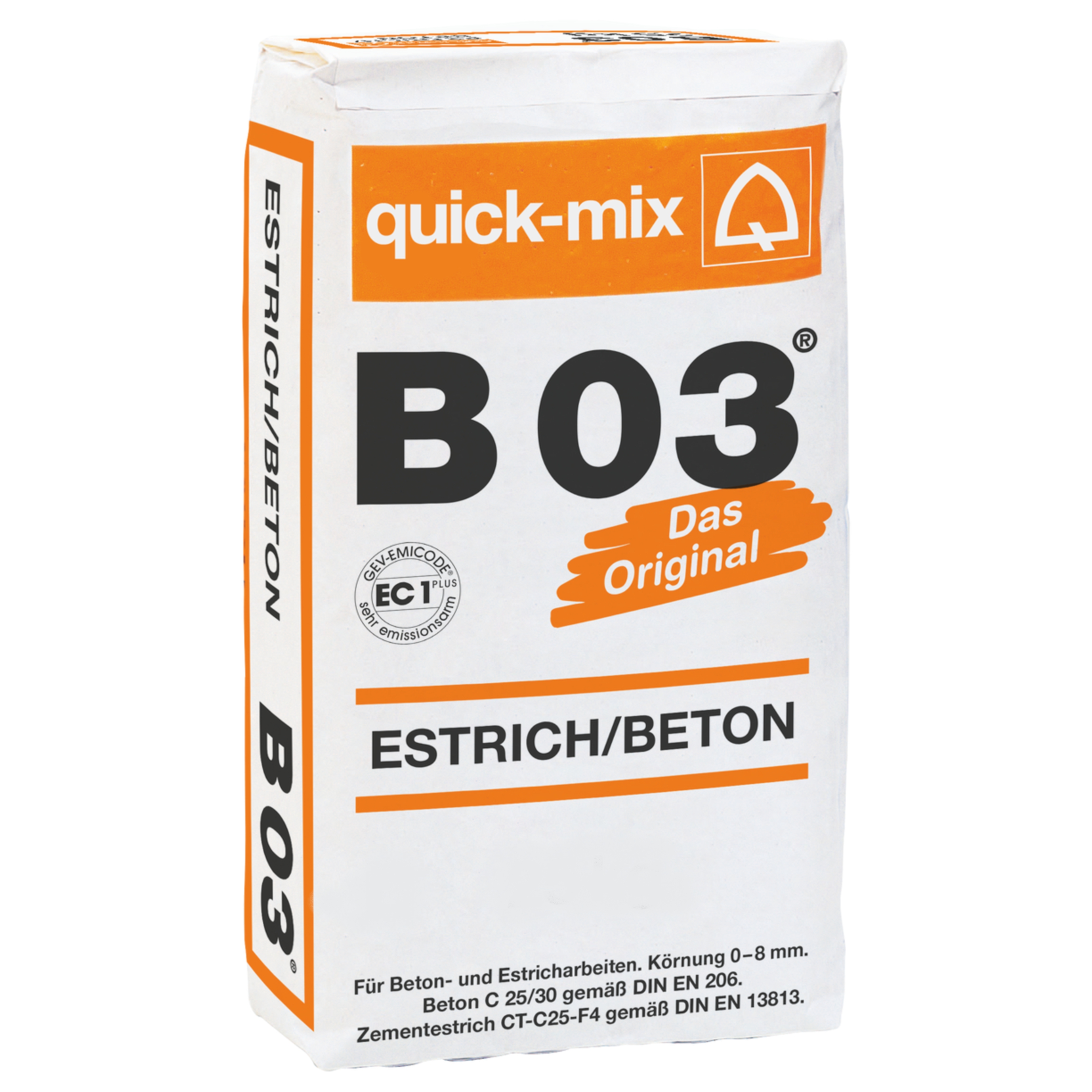 Q.M. B 03 Estrichbeton  lose in kg