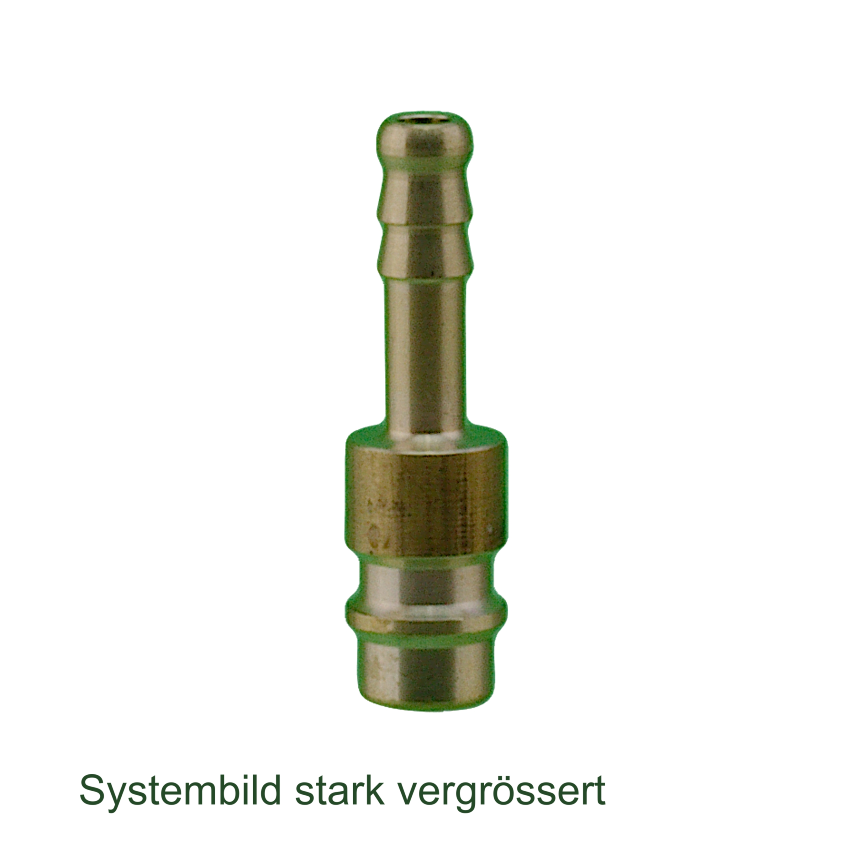 Messing Stecker DN 7,2 mit Tülle 3/8"