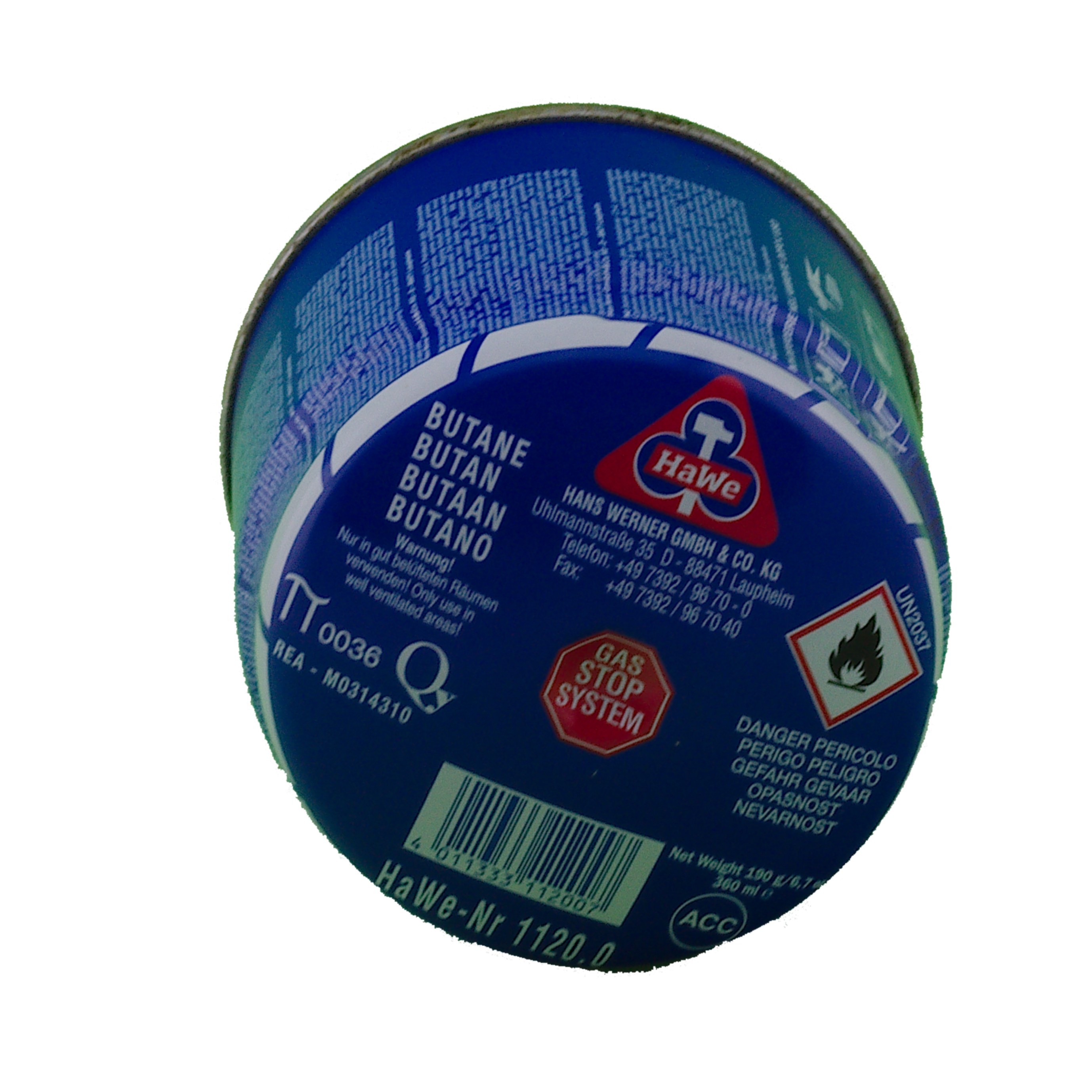 Gaskartusche universal 190 gr. / 360 ml