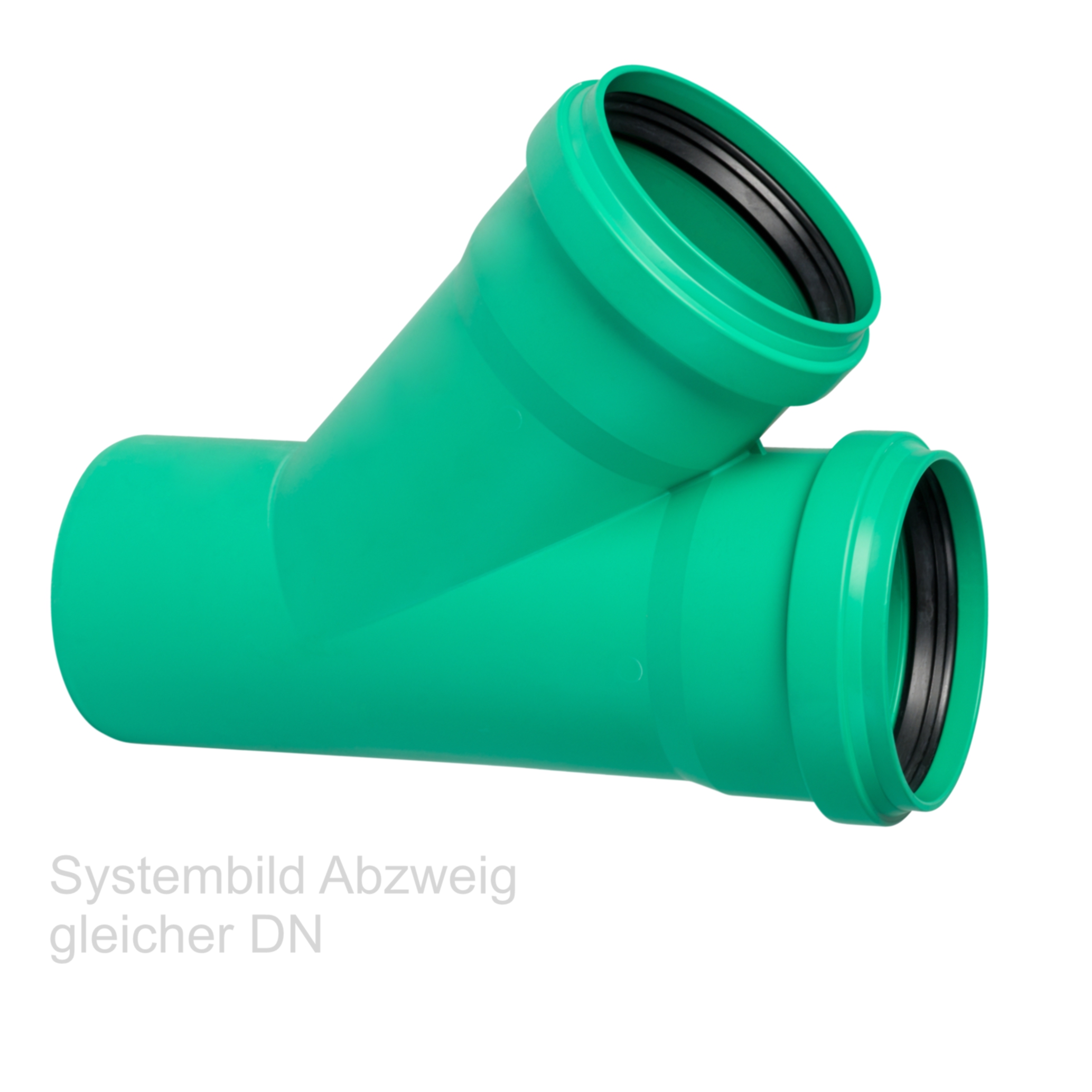 KG TYP 2000 Einfachabzweig DN 110/110/45°