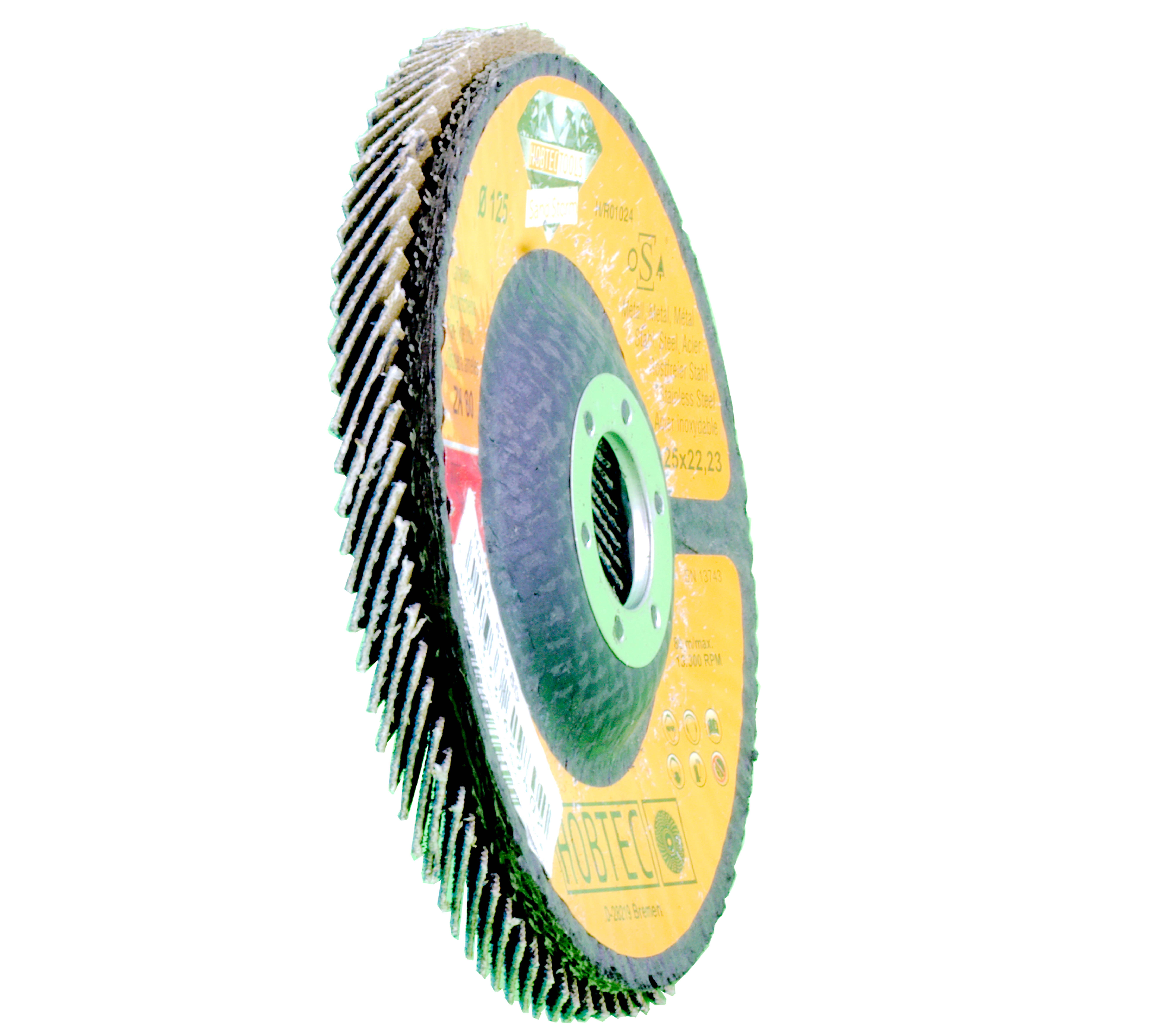 Schleifmopteller Hobtec 125x22,23  K 80