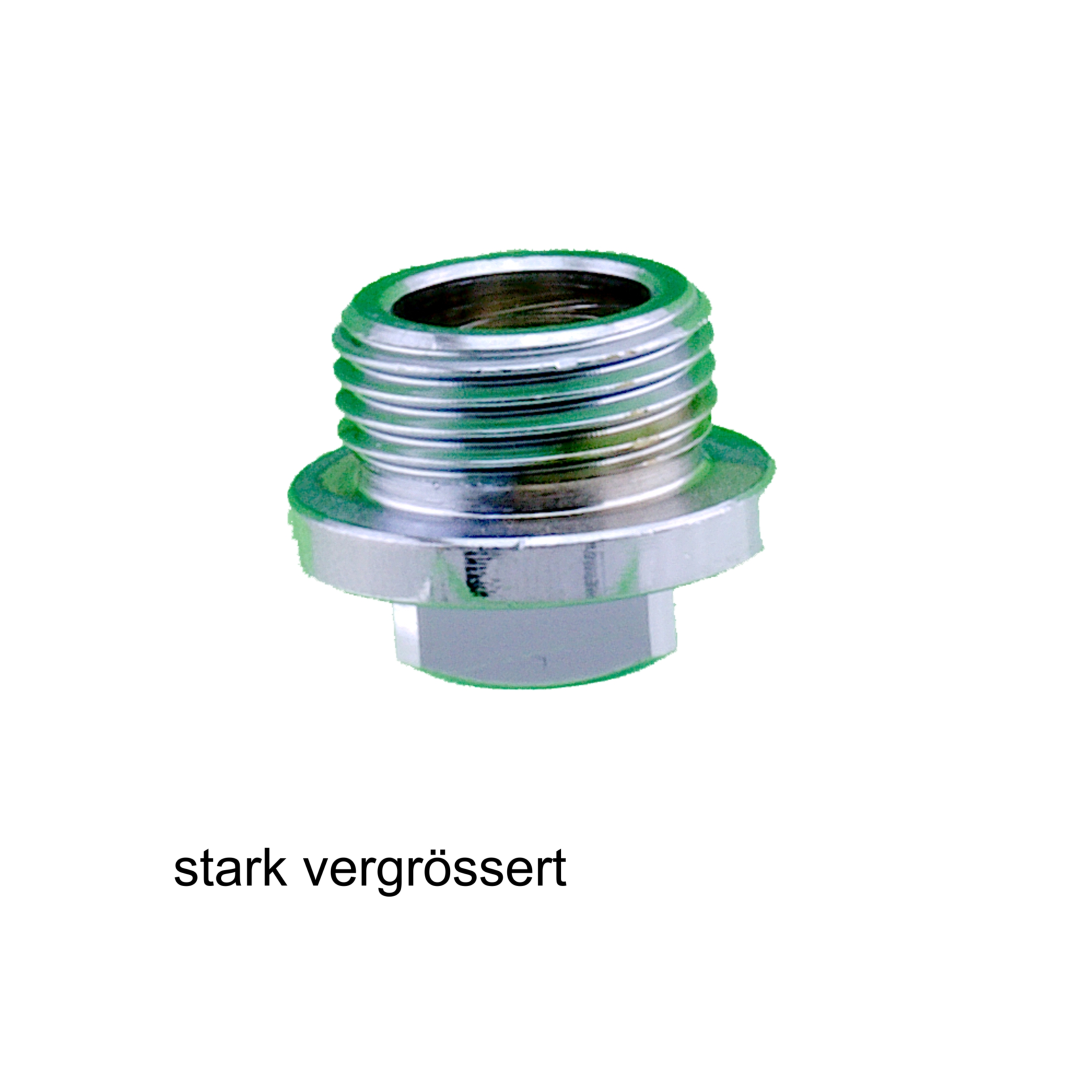 Messing Stopfen verchromt  3/8"  Nr. 1751