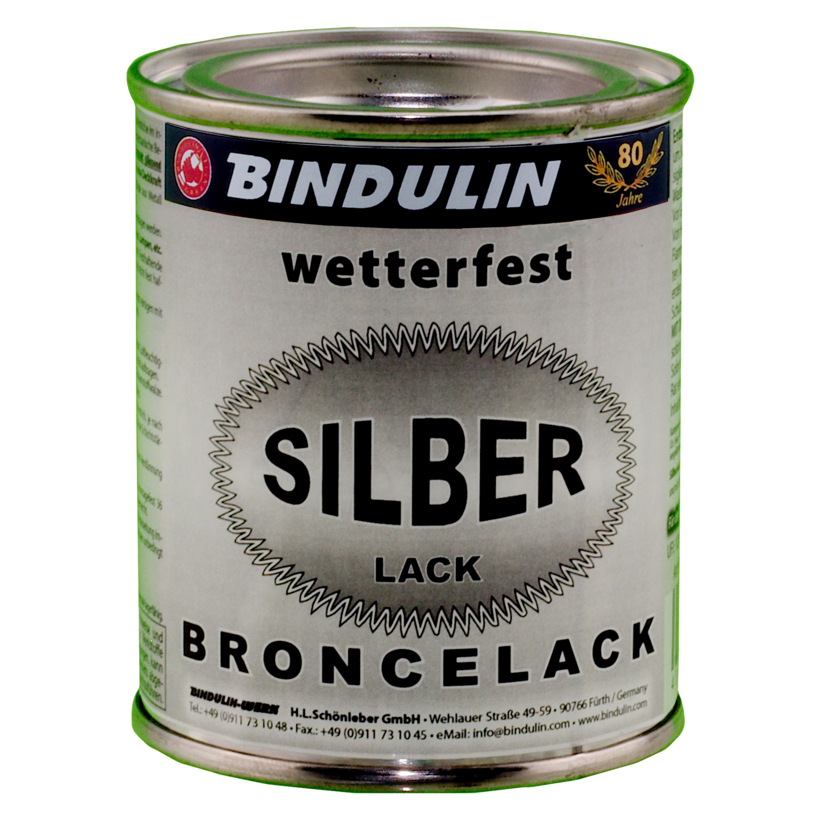 Bindulin Silberlack wetterfest  125 ml