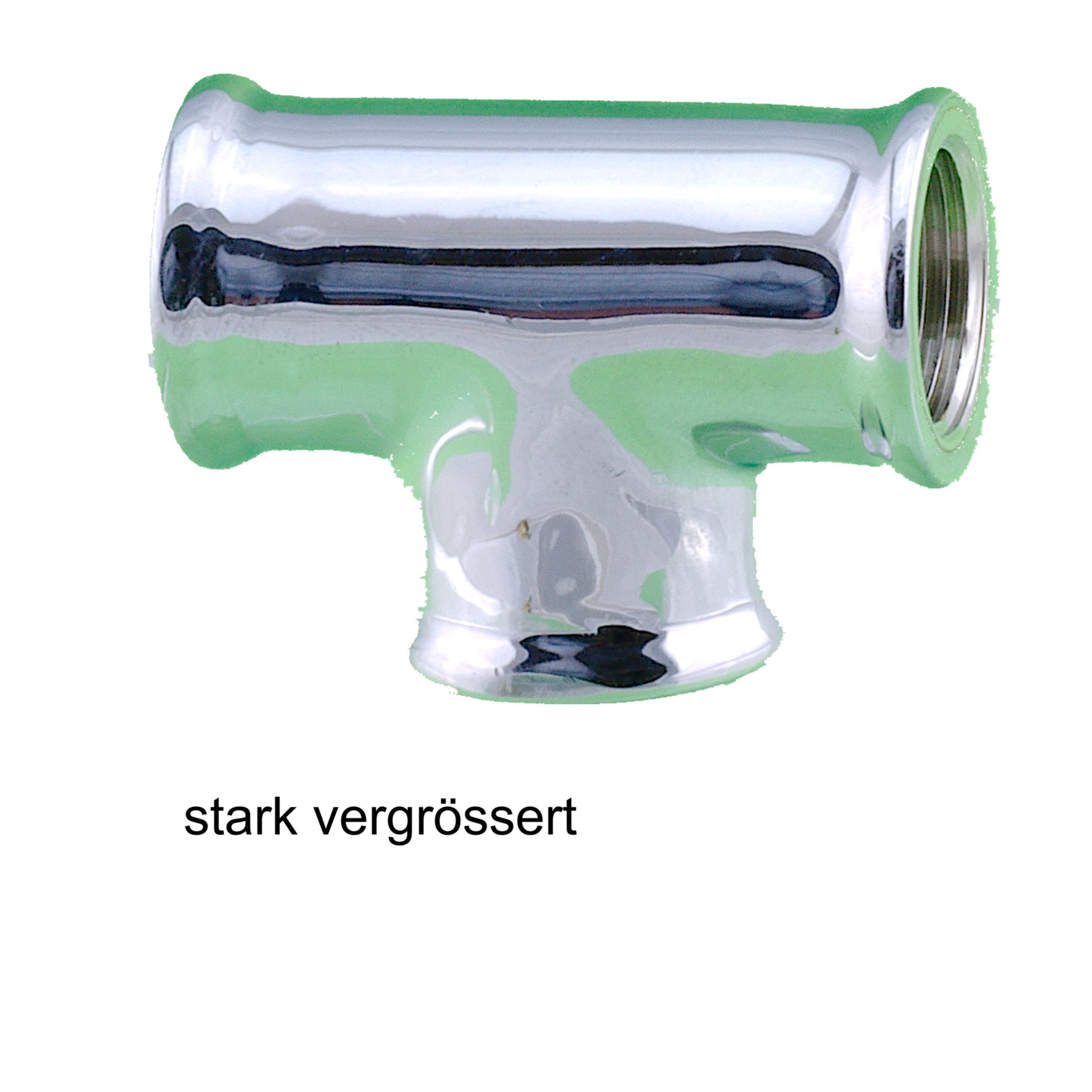 Messing T-Stück verchromt 3/8" Nr. 1622