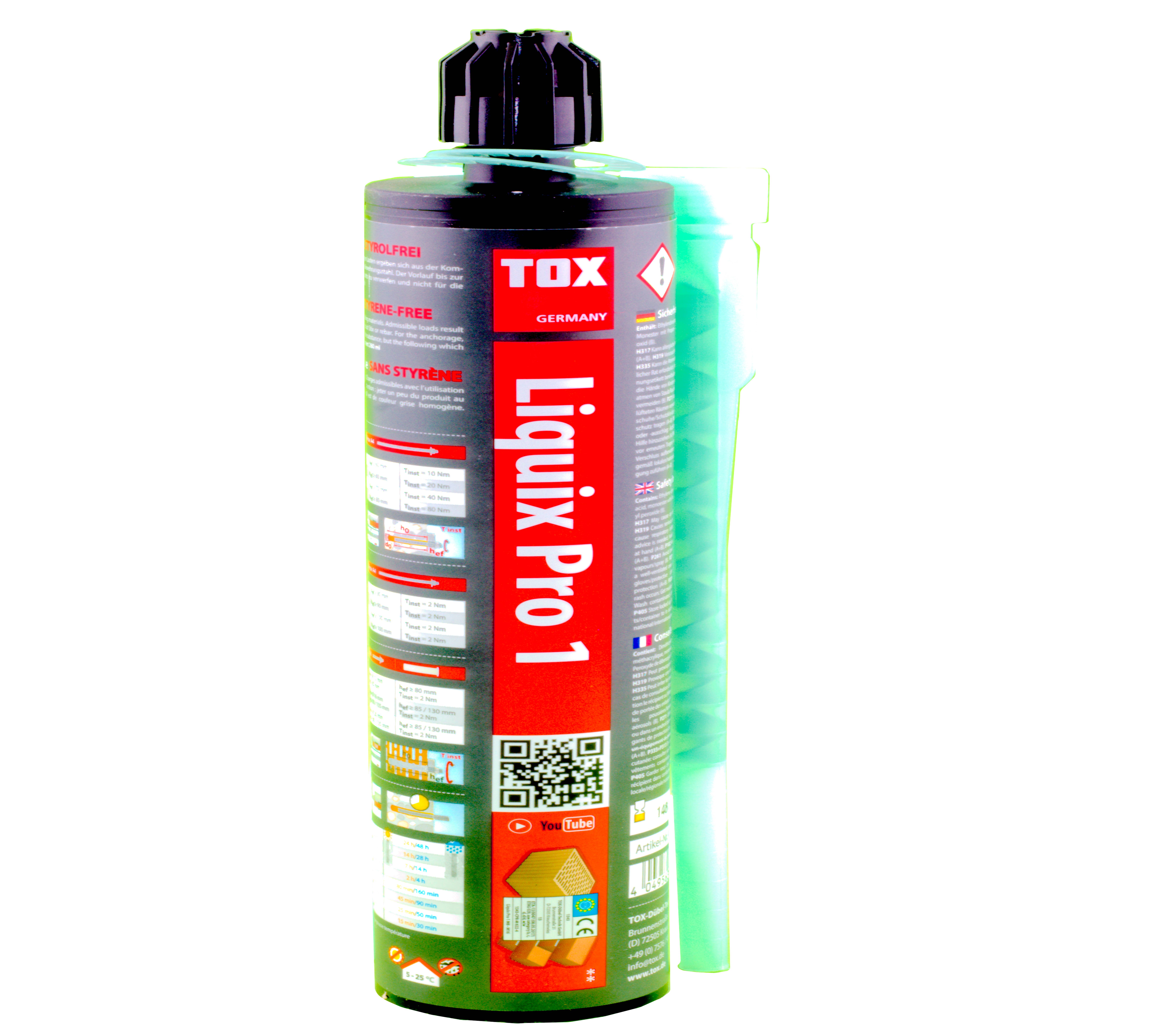 TOX Verbundmörtel Liquix Pro 1 styrolfrei 150 ml