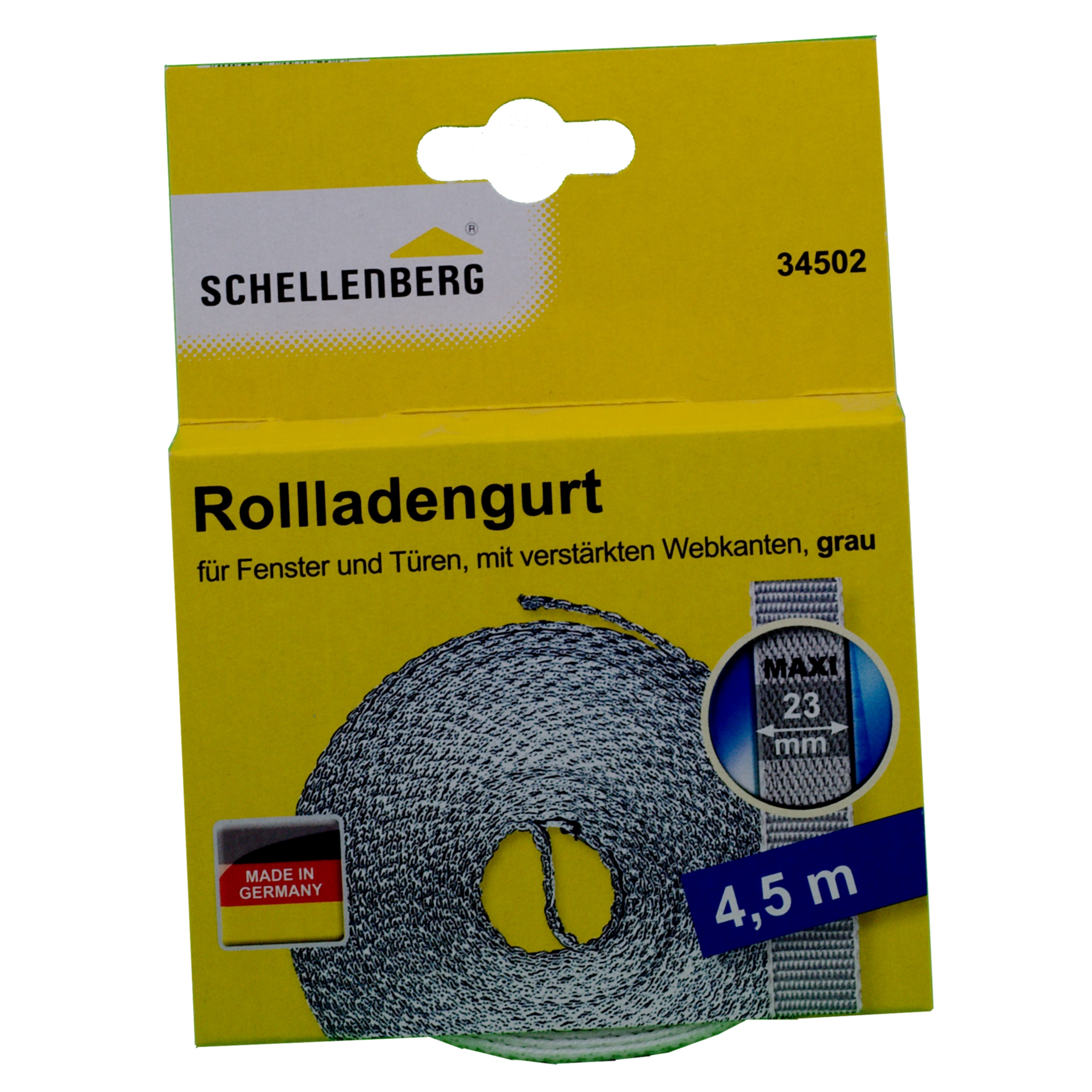 Rollladenband / Gurtband 23 mm 02 grau 4,50 m Nr. 34502