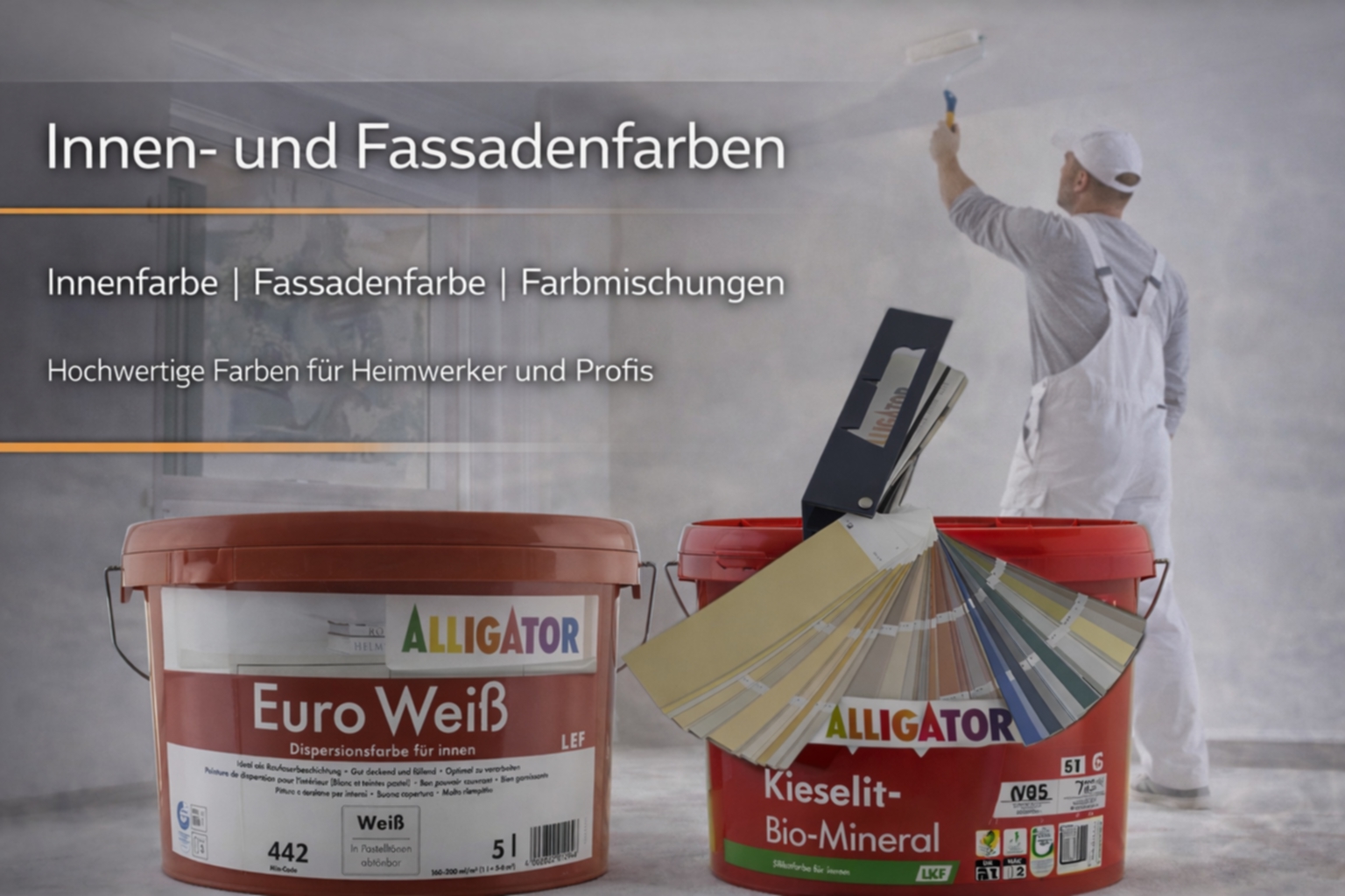 Innenfarben und Fassadenfarben im Fokus