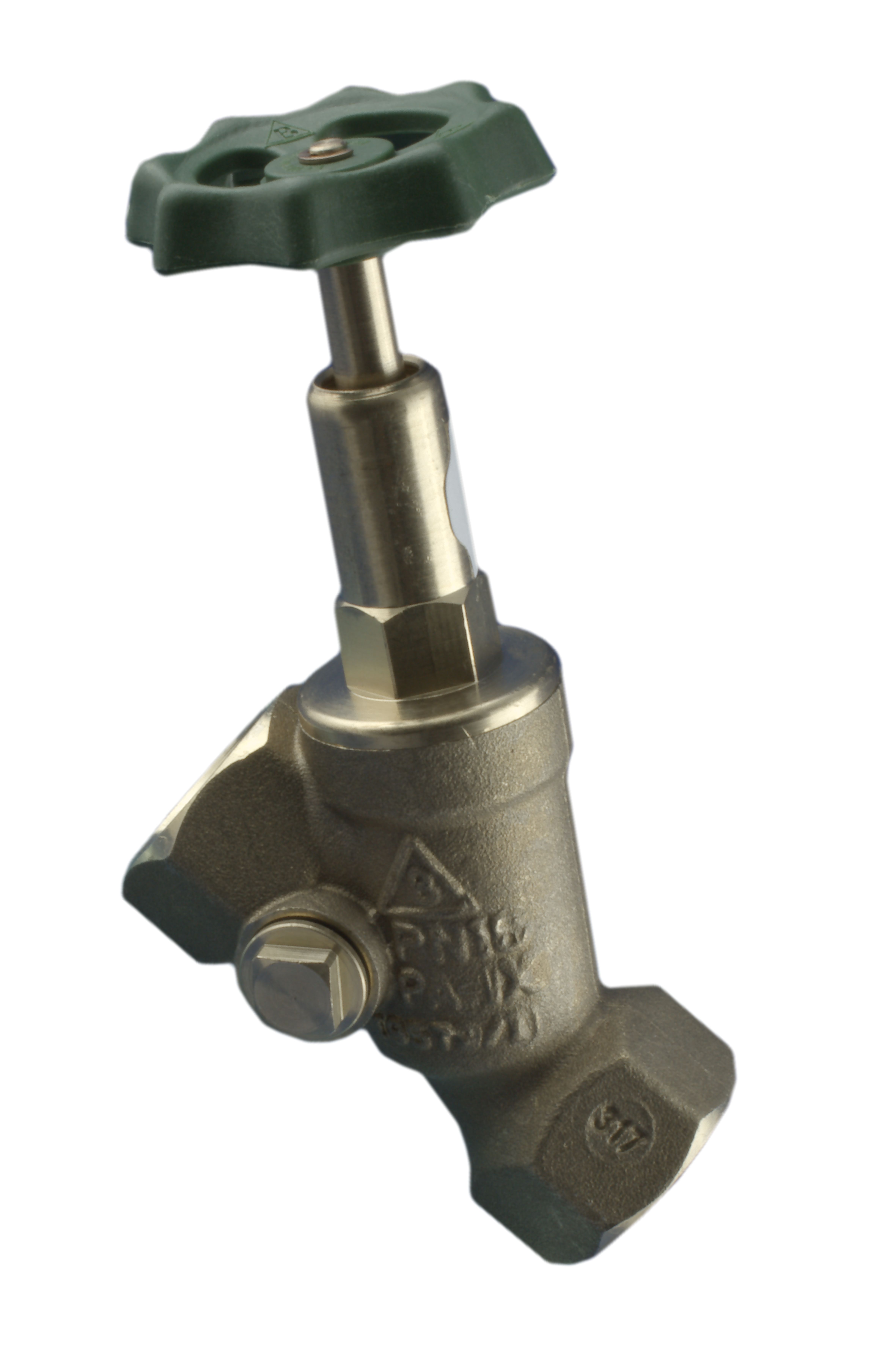 Freistromventil  3/4" m. Entleerung m. aufsteigender Spindel