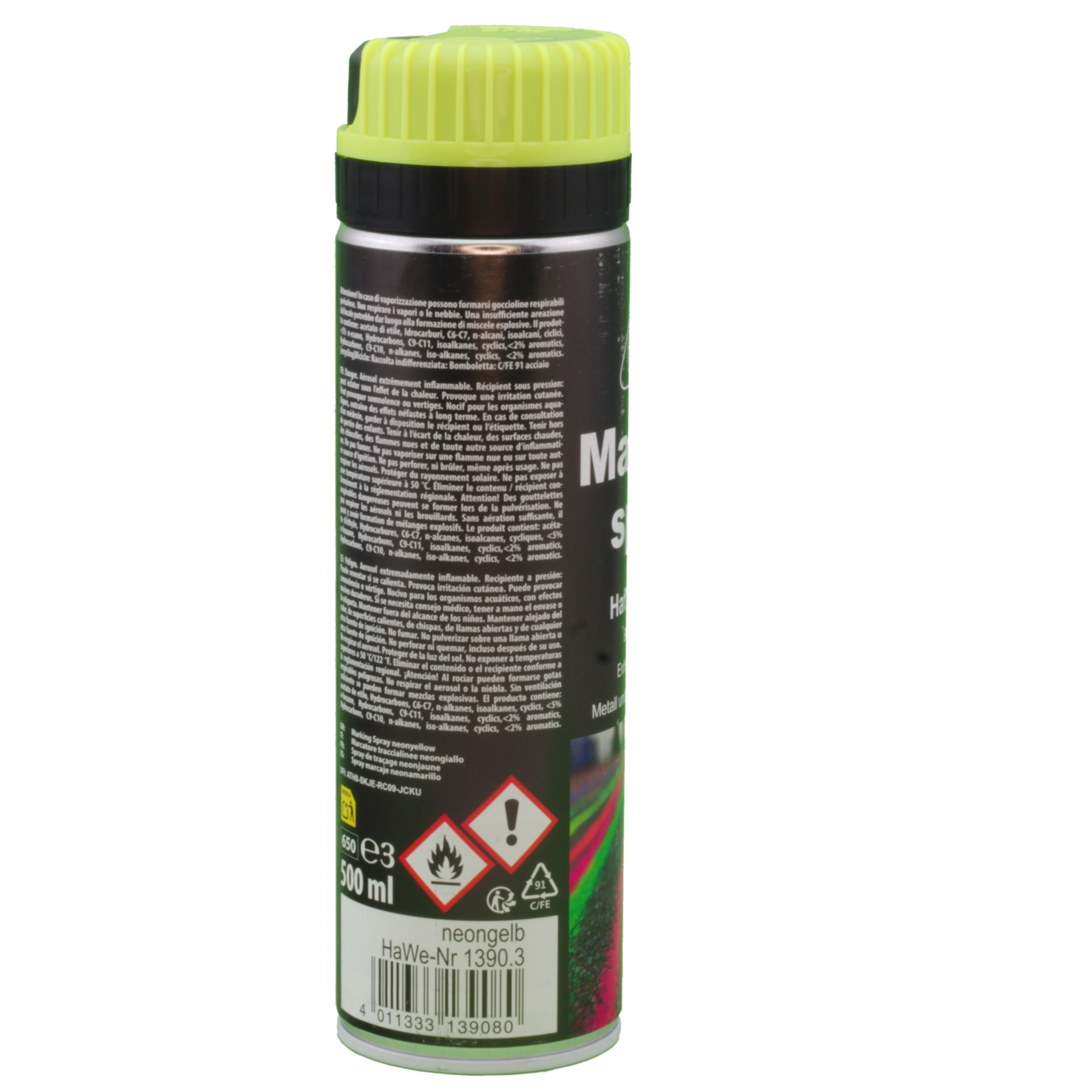 Markierspray neongelb  500 ml