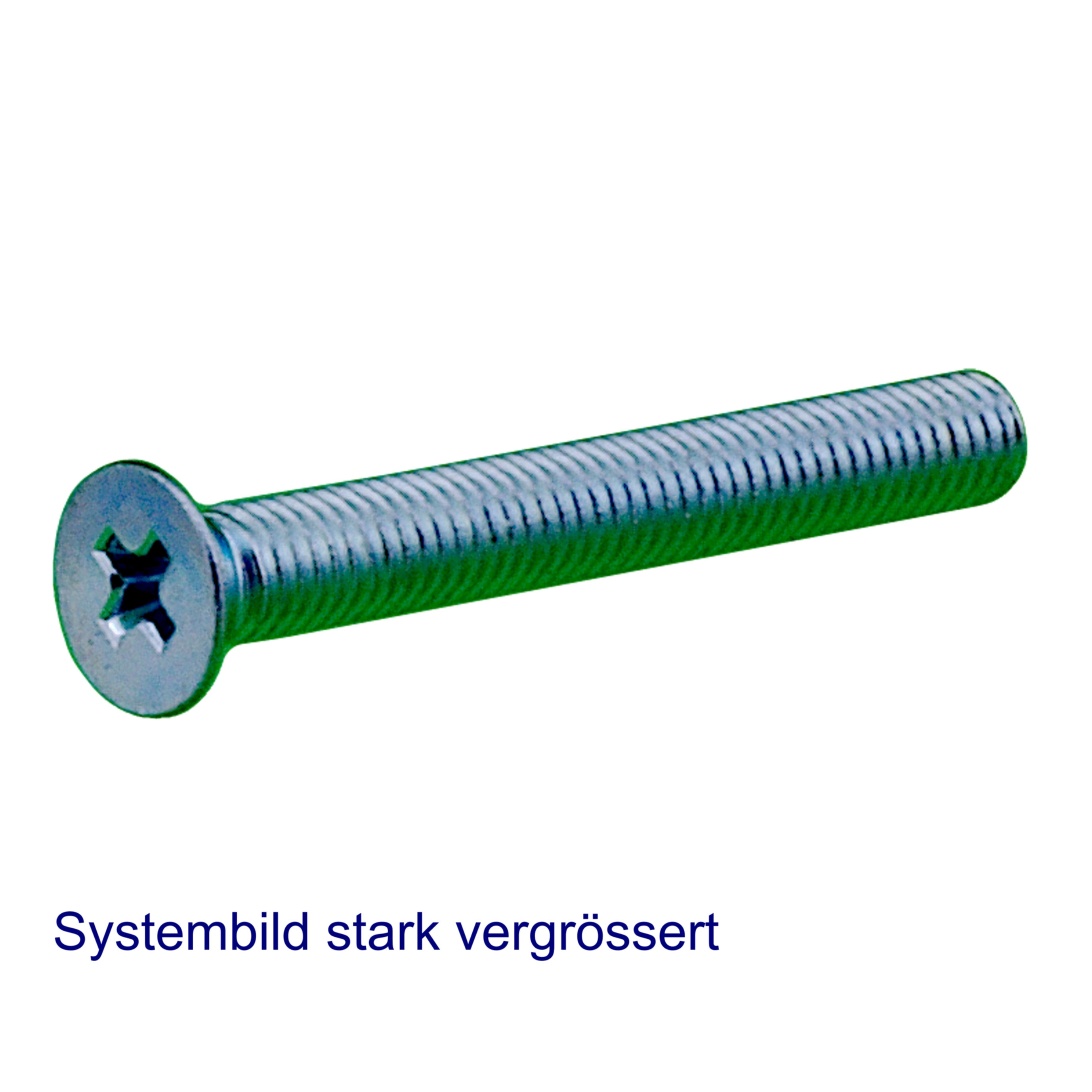Gewindeschrauben Senkkopf  DIN 965  6x  10  