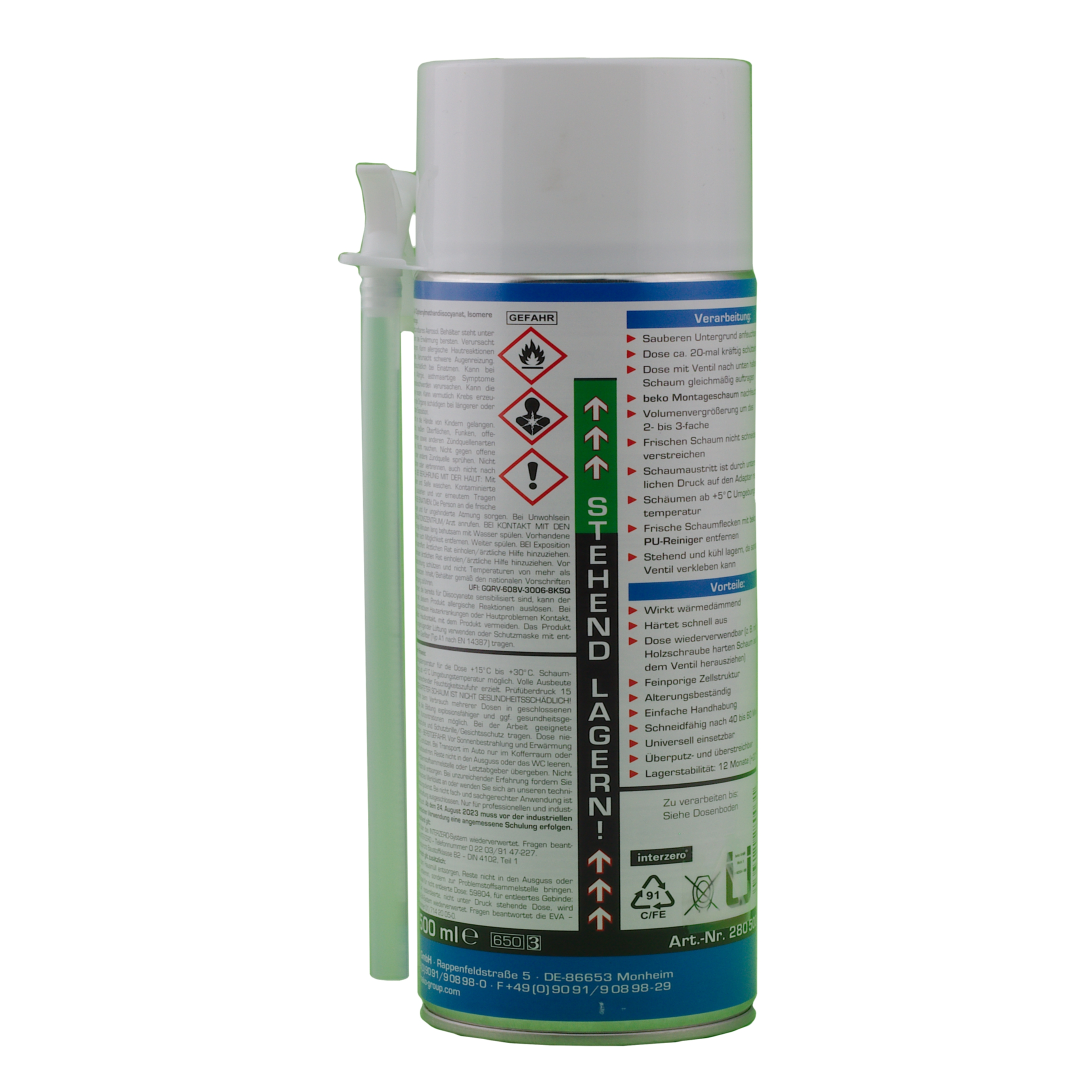 Beko Montageschaum 1-K  500 ml