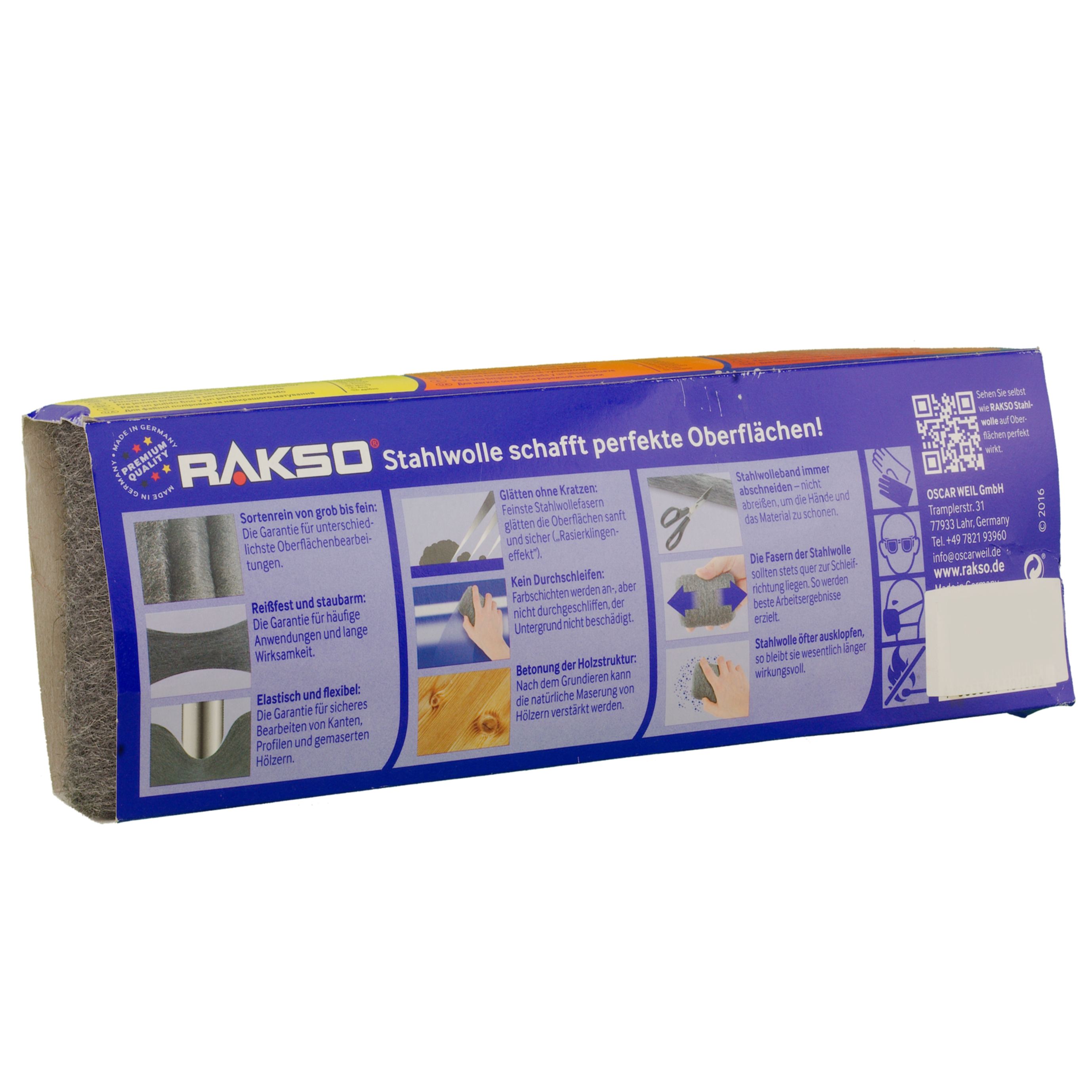 Stahlwolle Rasko 200 g fein Sorte 0